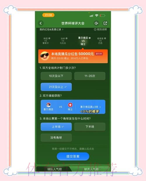 选择热门的世界杯竞猜平台：推荐与评测